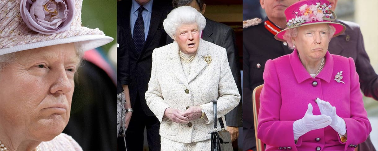 Hiánypótló: kövesse Erzsébet királynő és Trump 