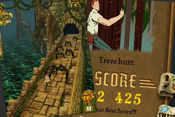 Temple run: szórakoztató iOS játék, ingyen!