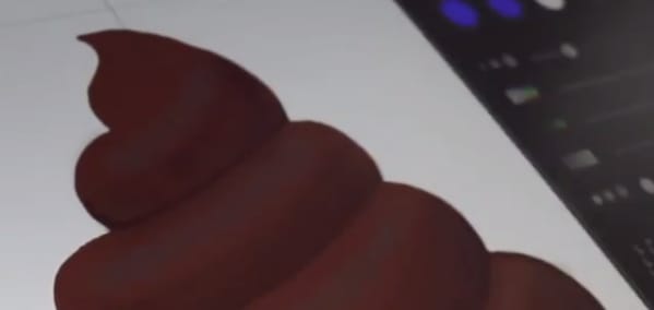 Kiakadt a menő grafikus, mert csak attól robban fel a net, ha kaki emojit rajzol (fotó)