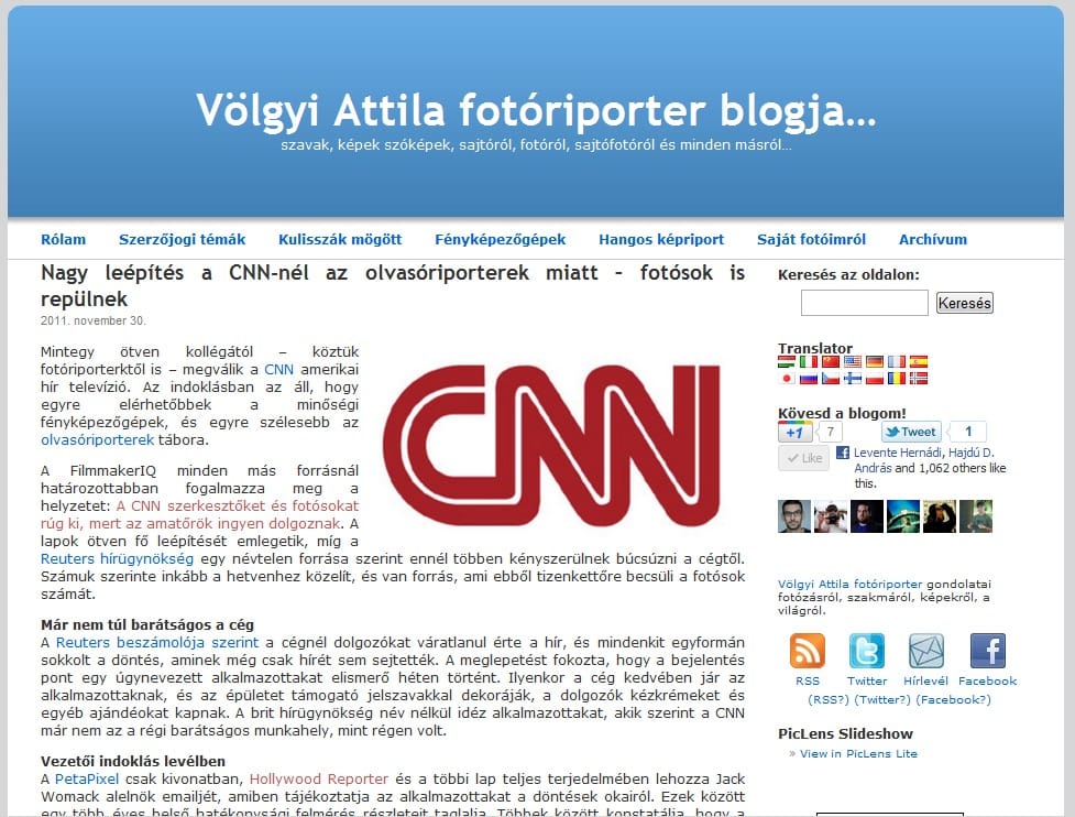 Leépít a CNN az olvasók ingyenes anyagai miatt