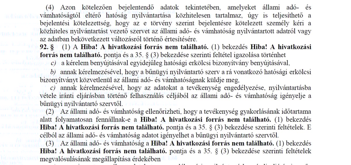 17-szer szerepel a törvényjavaslatban: 