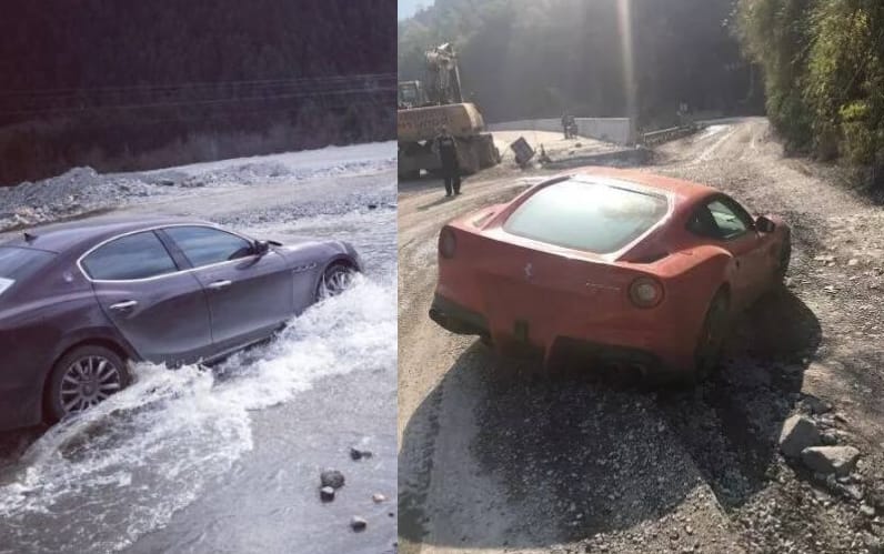 Hegyek közé vitték a Ferrarit és a Maseratikat – nagyon rossz ötlet volt