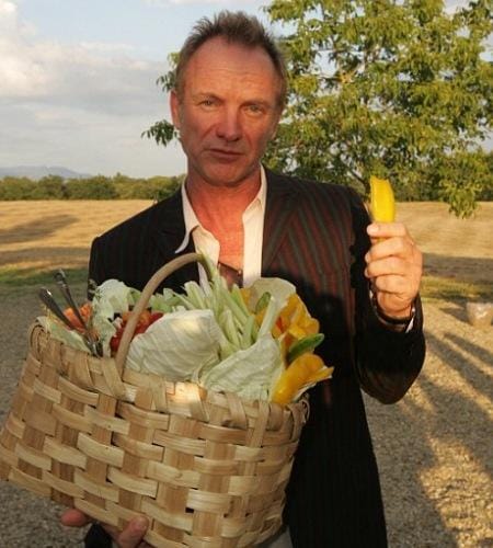 Sting, a biogazda