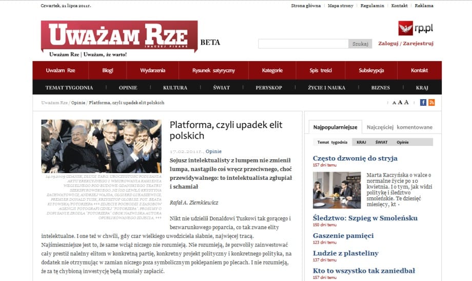 Besúgó diplomaták névsorát hozta le egy lengyel hetilap