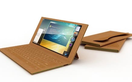 Laptop papírból
