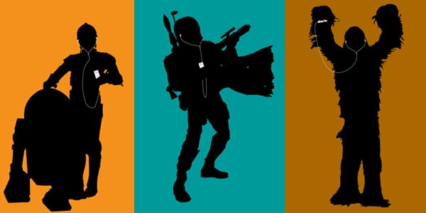 Háttérképek iPod és Star Wars rajongóknak