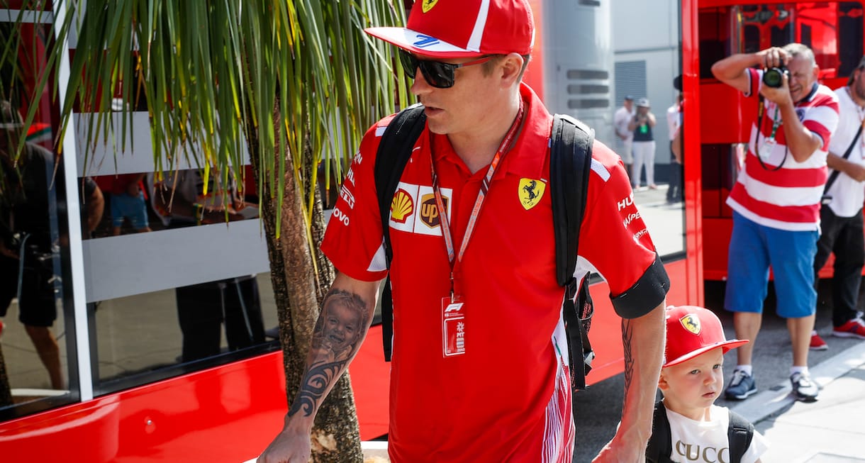 Kimi Räikkönen gyereke megtöltötte cukisággal a Hungaroringet