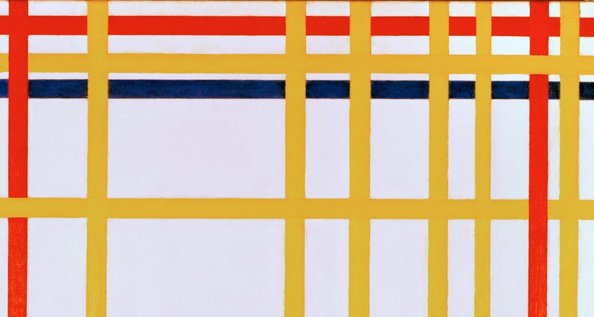 Most vették észre, hogy évtizedek óta fejjel lefelé van kiállítva egy Mondrian-festmény a düsseldorfi múzeumban