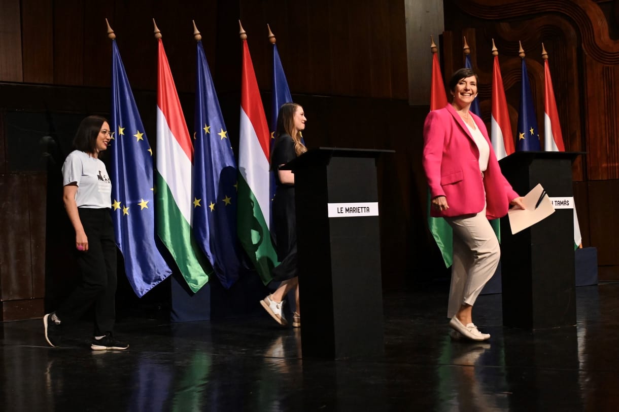 Összecsapott Dobrev, Donáth, Toroczkai és Le Marietta – élőben követtük az EP-listavezetők vitáját