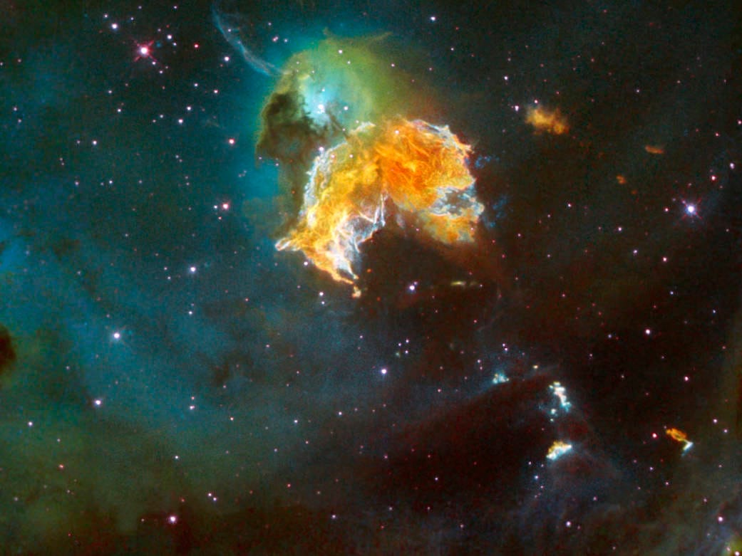 Tőlünk 163 ezer fényévre van egy „űrbéli Pac-Man”, a NASA fotót is mutatott róla