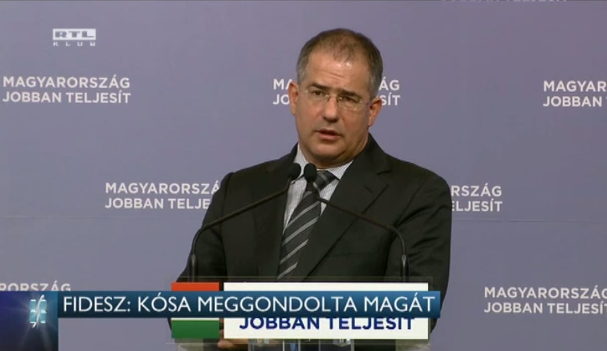 RTL: Elegánsan átlépett Kósa nyilatkozata fölött a Fidesz