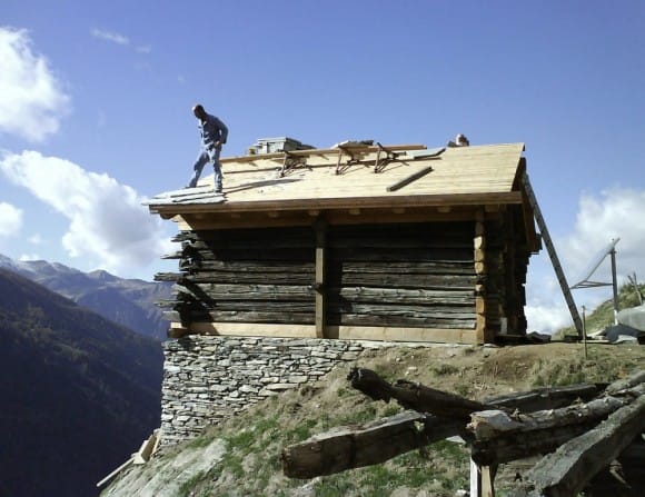 Alpesi luxusnyaraló romos faházból