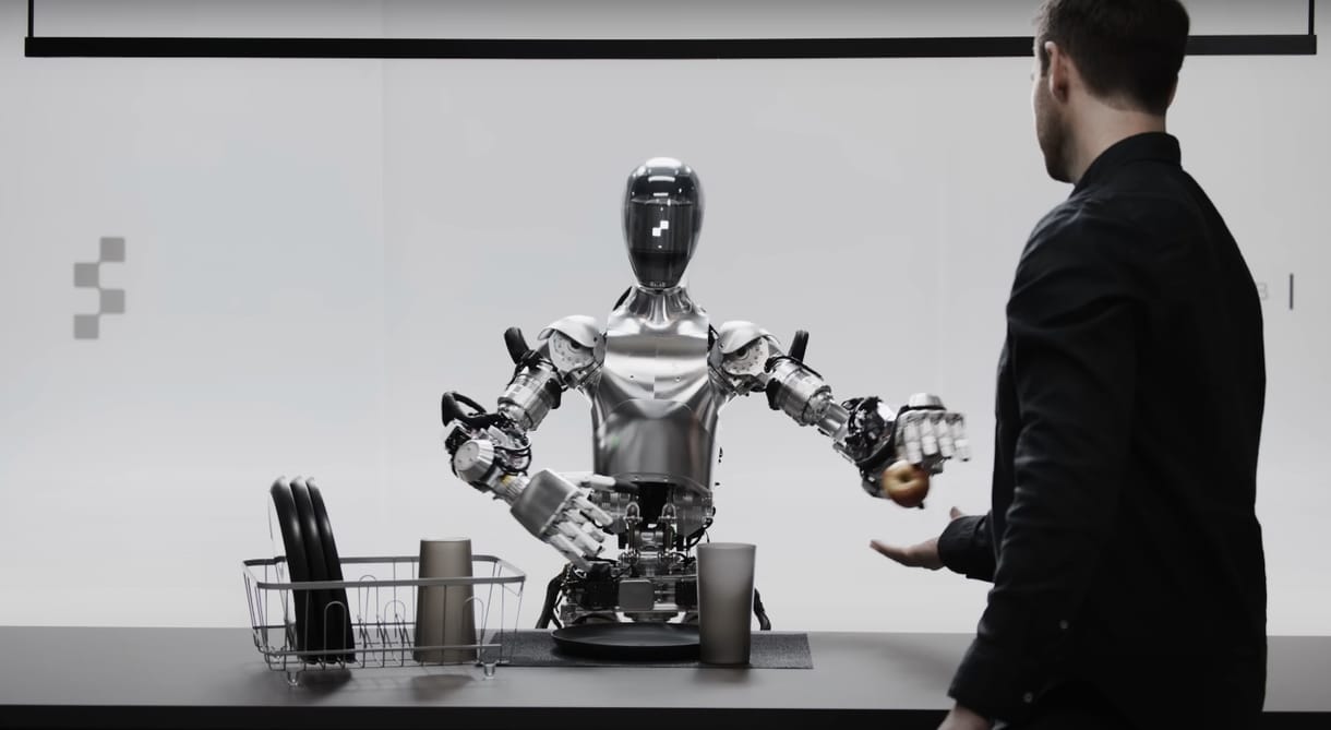 Döbbenetes, mire képes a Figure 01 humanoid robot – videó