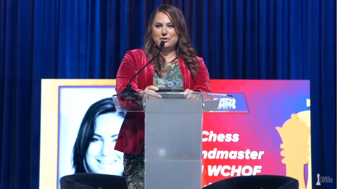 Beiktatták Polgár Juditot a sakk Hírességek Csarnokába