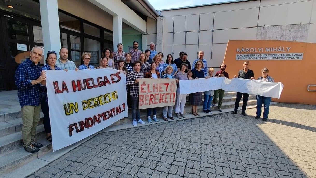 Polgári engedetlenséget hirdettek egy kispesti gimnázium tanárai