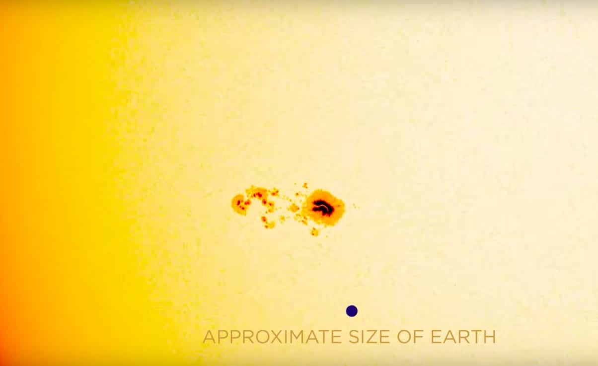 Hatalmas foltot észlelt a Napon a NASA – videó