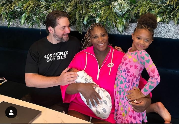 Megszületett Serena Williams második kislánya