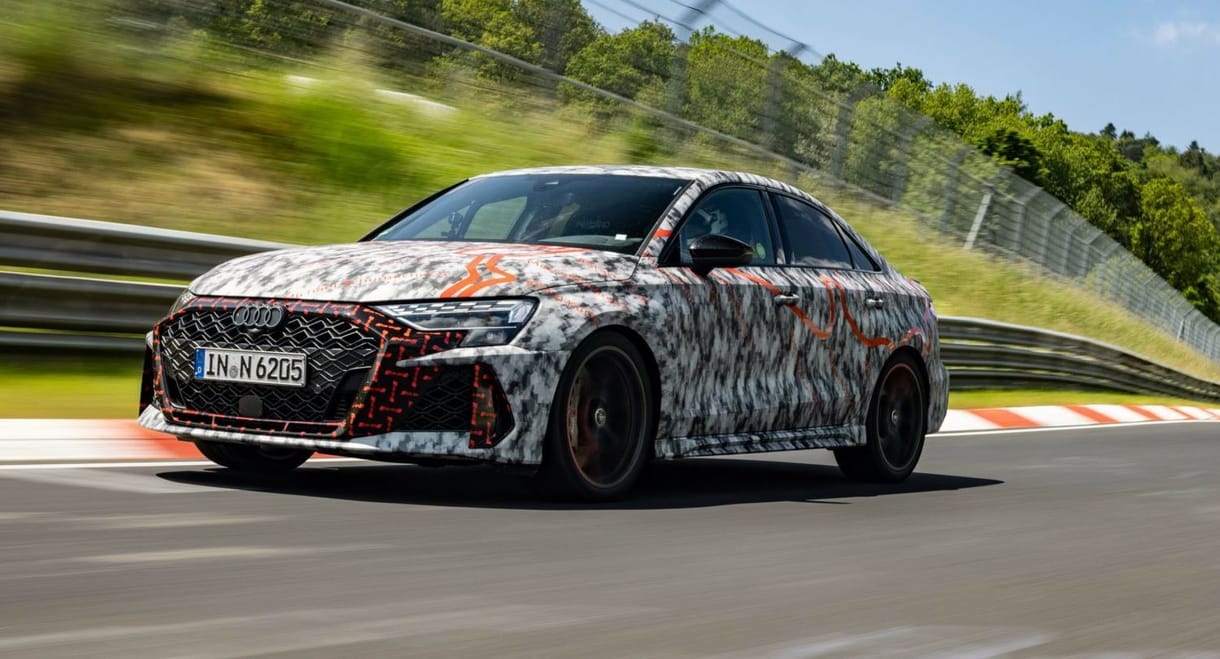 A frissített Audi RS3 lett a Nürburgring leggyorsabb kompaktja – videó