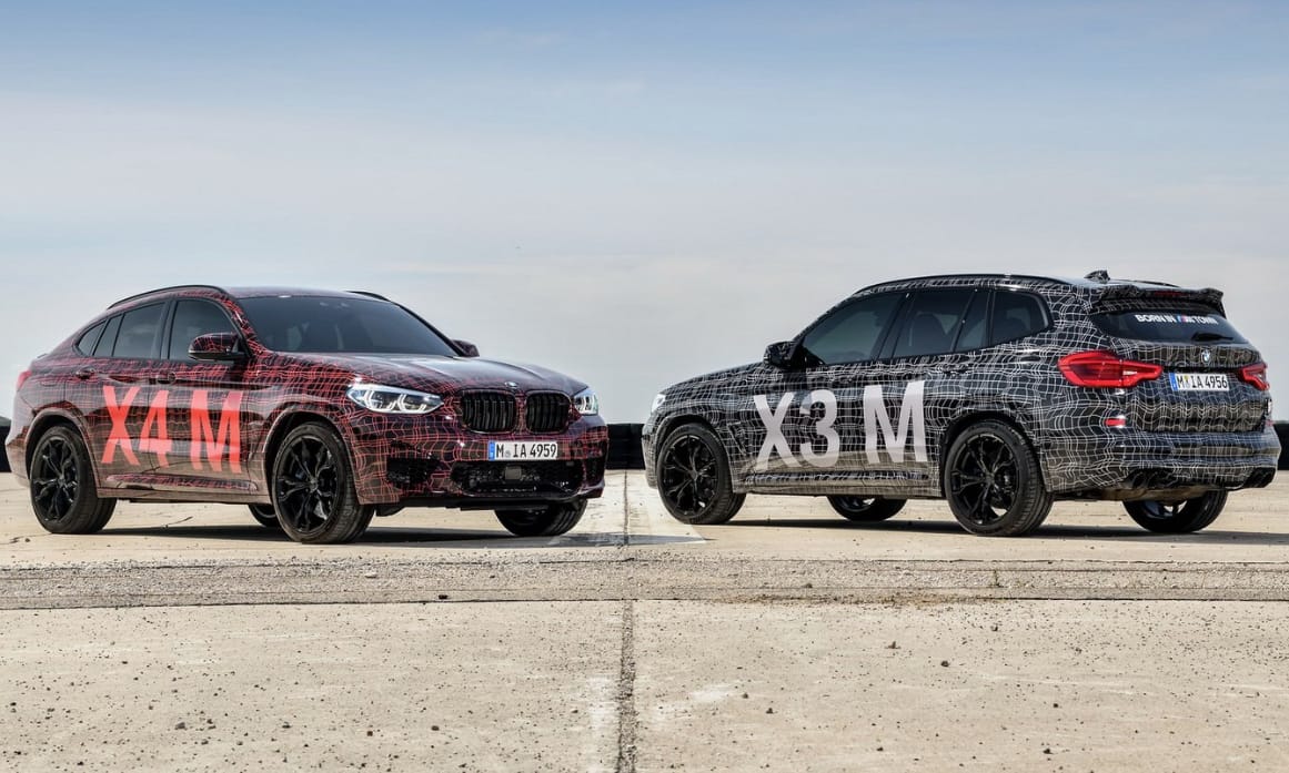 450 lovas divatterepjárók, íme az új BMW X3 M és X4 M