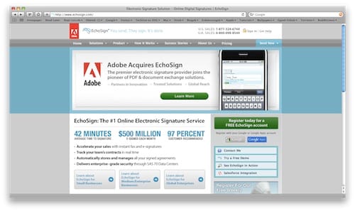 Erősít az elektronikus aláírások terén az Adobe