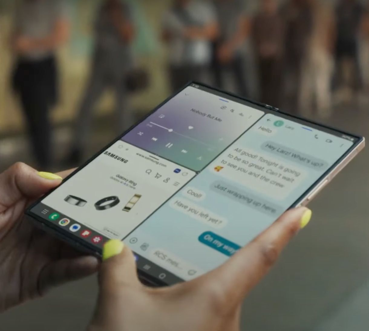 Beszólt a Samsung az Apple lemaradására