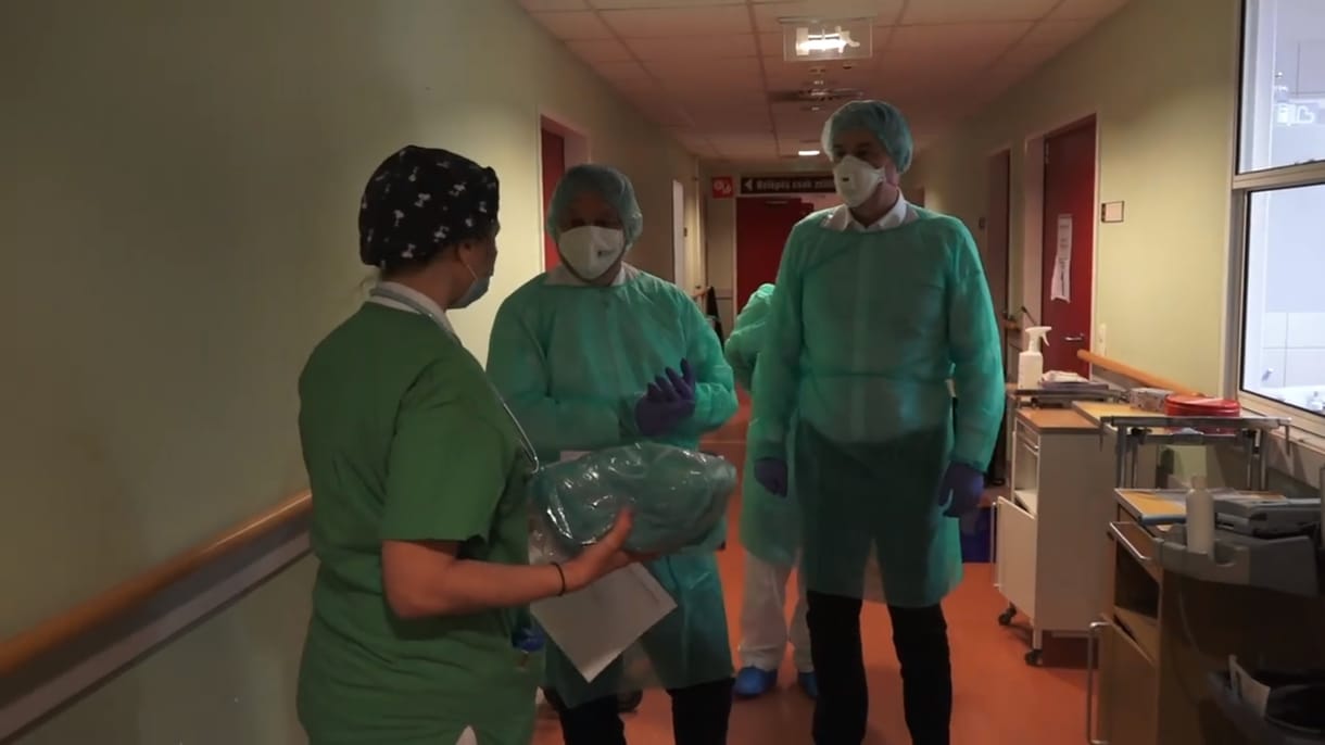 Orbán most a Szent Imrében tartott járványügyi ellenőrzést – videó
