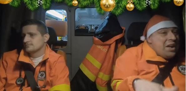 Nagy cuki karácsonyi videót készített a Mentőszolgálat