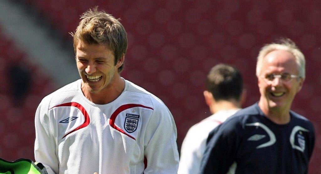 Szívszorító videóval búcsúzott David Beckham Sven-Göran Erikssontól