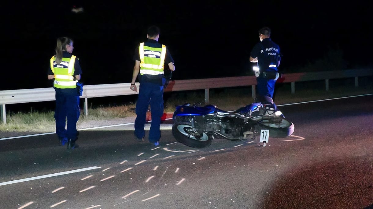 Autóval ütközött, meghalt egy motoros Kecskemétnél
