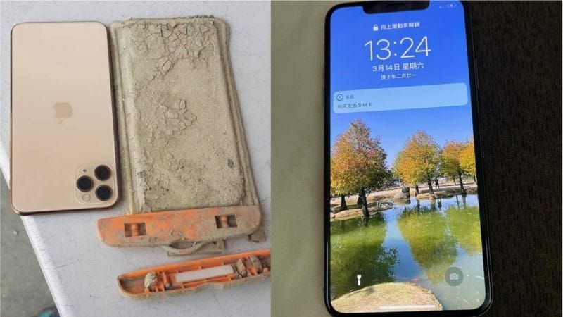 A kiszáradás miatt találtak meg egy tavaly vízbe ejtett iPhone-t