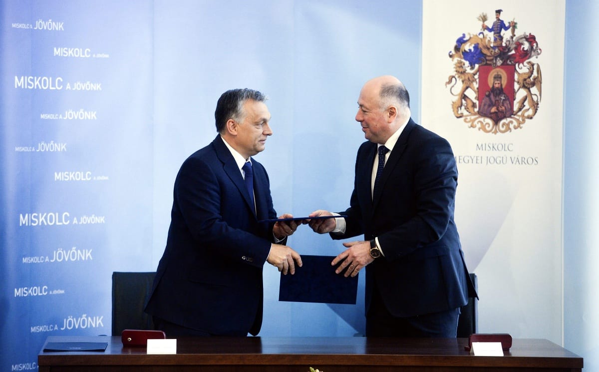 Orbán: Miskolc nem tyúklépésekre készül