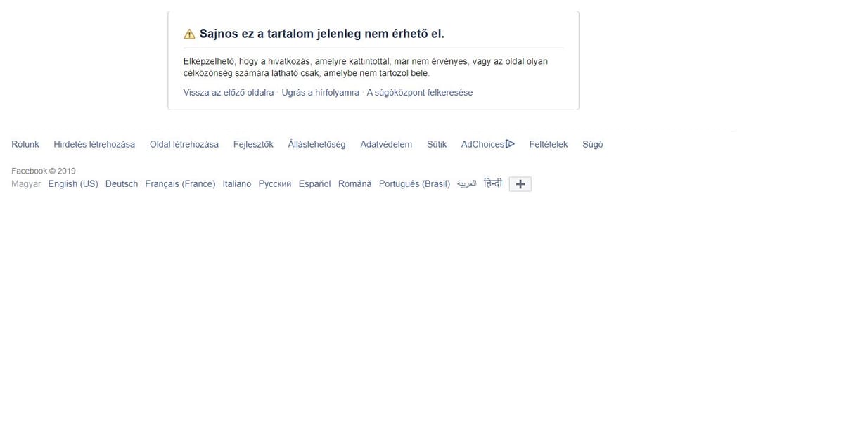 Már le is lőtték Borkai Facebook-oldalát