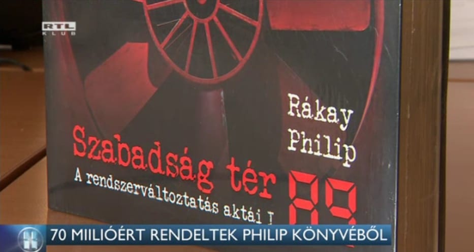 70 millióért rendeltek Rákay Philip könyvéből, több ezer iskolában terítik