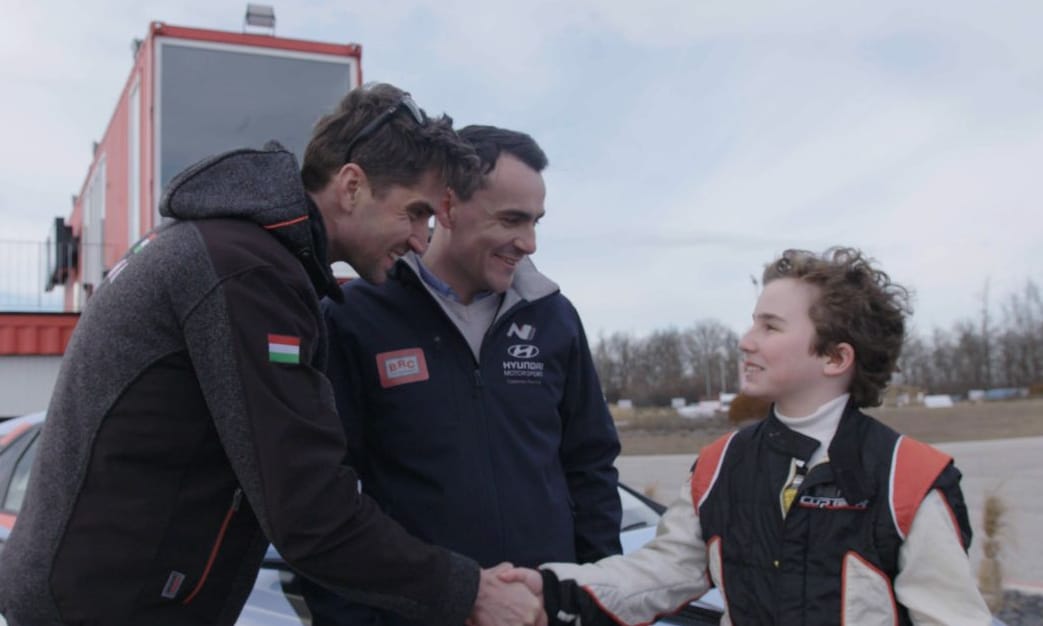 12 éves pilóta Michelisz magyar versenycsapatában