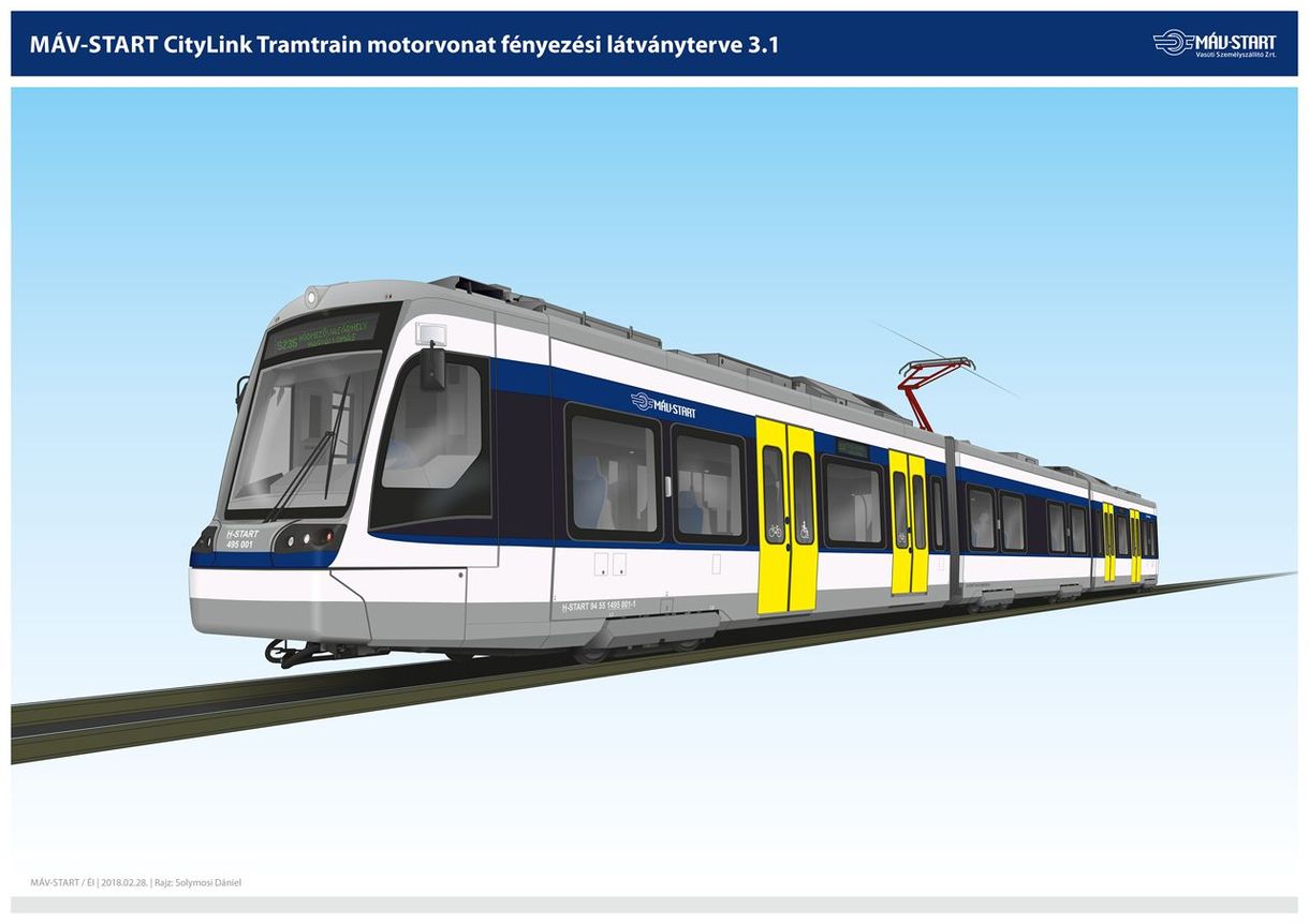 Akár így is kinézhetne a szegedi tramtrain