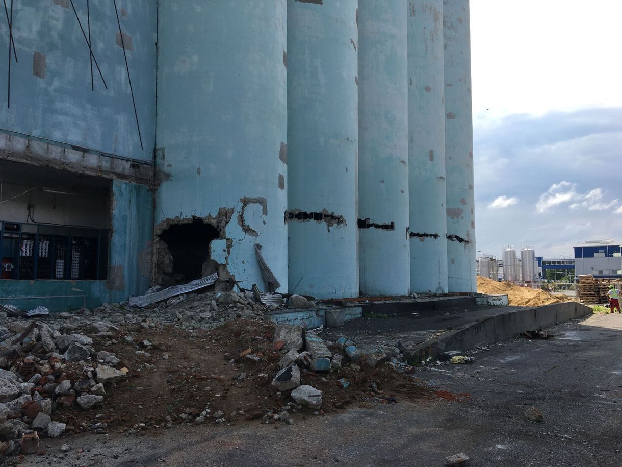 Így robbant fel egy siló Nyírbátorban – videó