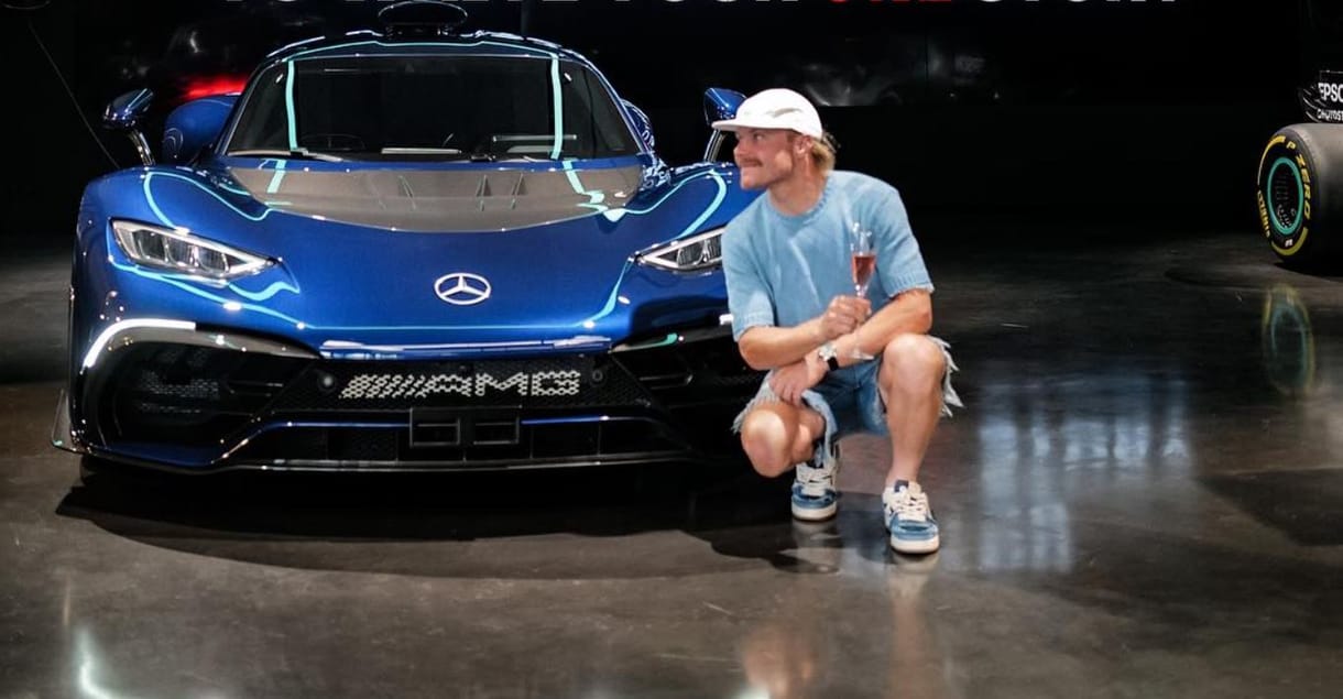 Mostantól F1-technikás közúti hiperautója is van Valtteri Bottasnak