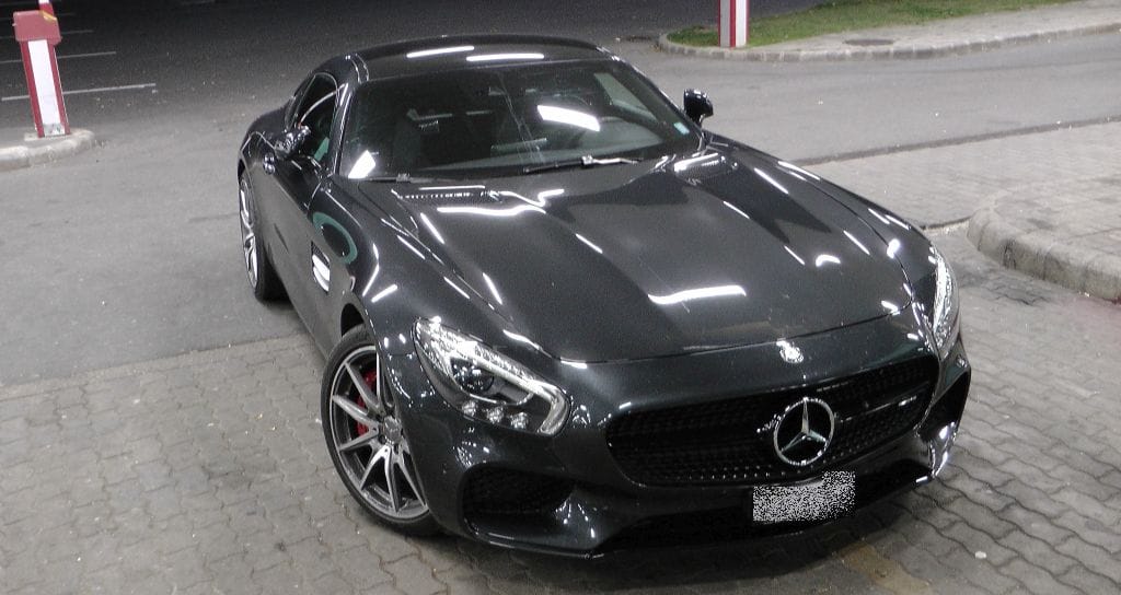 510 lóerős lopott Mercedes-AMG GT bukkant fel Röszkén