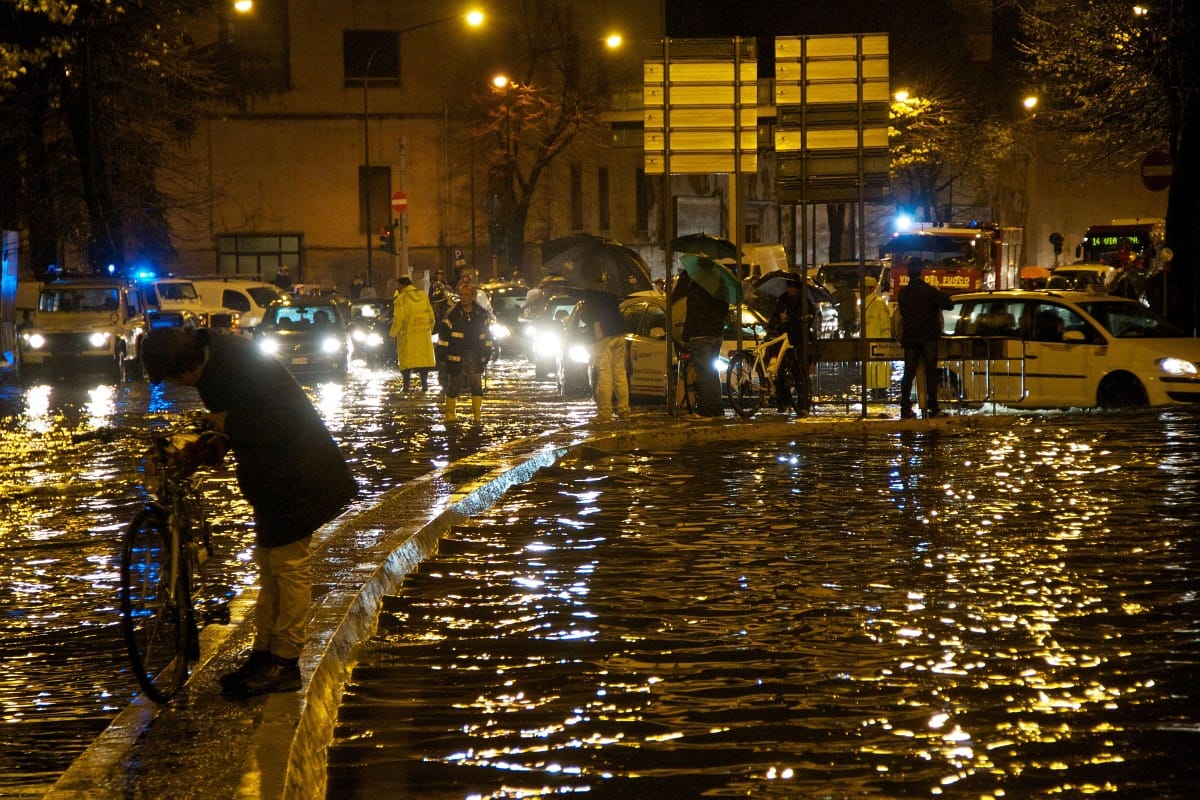 Riasztás Olaszországban: „vízbomba” találta el Firenzét