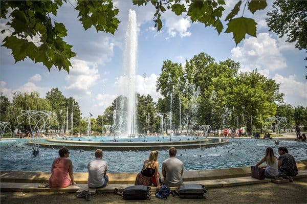 Dunába hajtott egy bringóhintó a Margitszigeten