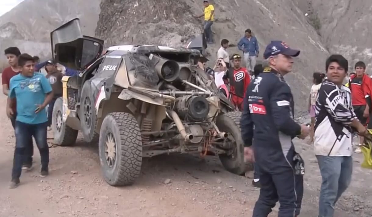 Hatalmasat bukott, és kiesett a Dakar-esélyes – videó