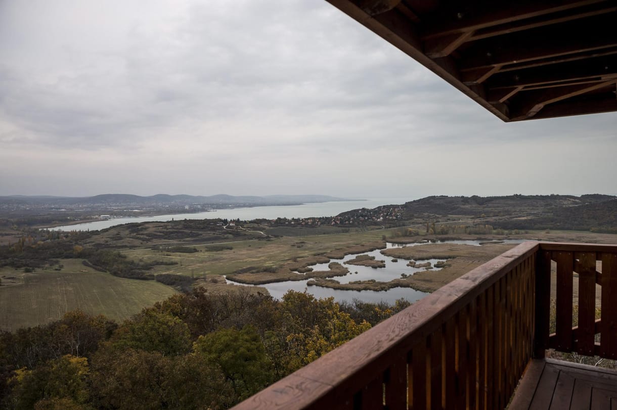 Csodaszép a panoráma Tihany új kilátójából