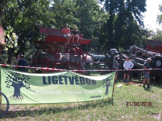 A hajókereket és a repülőt már nem engedték: Akcióban a Ligetvédők