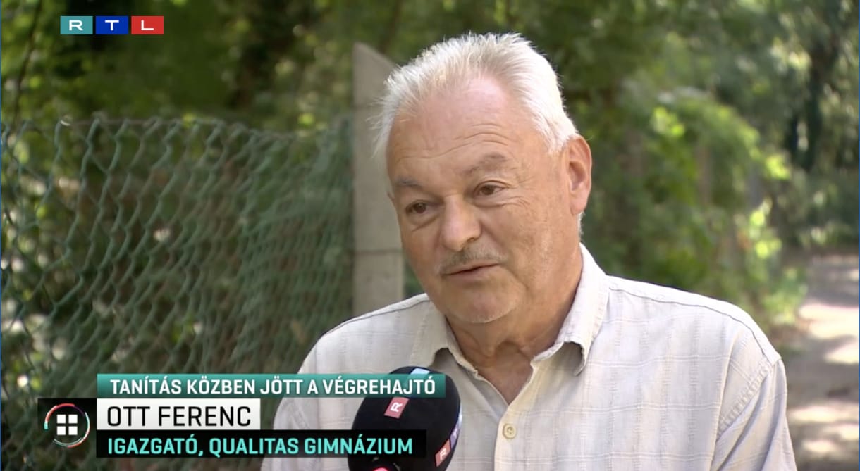 Elárulta a tanítás közben kiürített soroksári gimnázium igazgatója, miért nem szólt a szülőknek, hogy elárverezték az iskola épületét