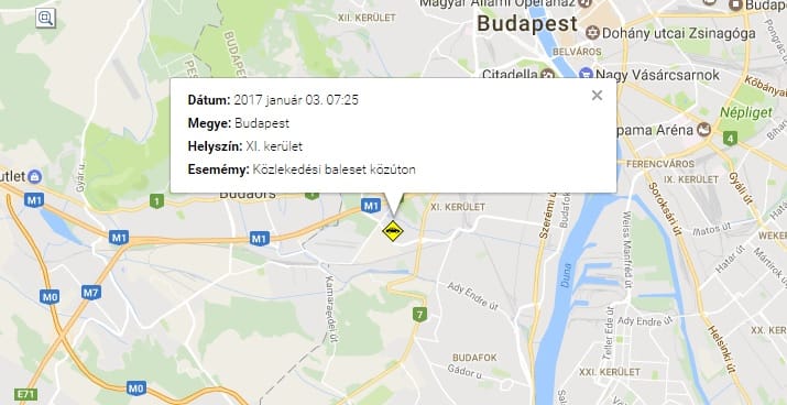 Beállhat Buda, több baleset is történt reggel