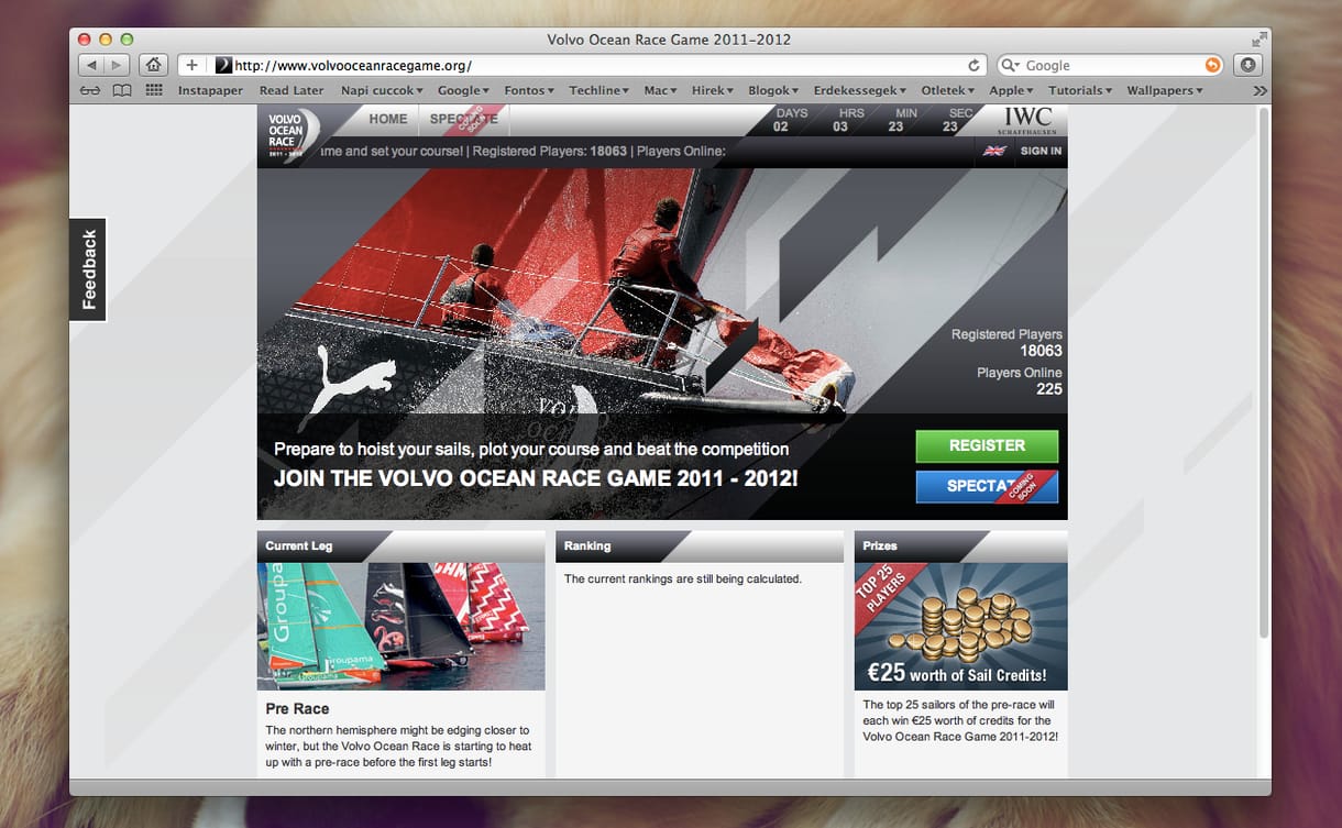 Volvo Ocean Race Game: ingyen online hajóverseny szimulátor