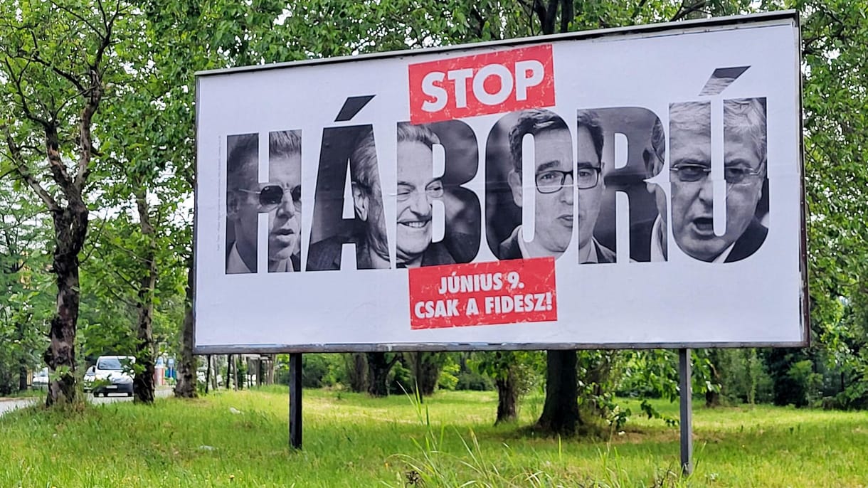 Magyar, Soros, Karácsony és Gyurcsány igen, Putyin valahogy nem fért rá a Fidesz új háborús plakátjára