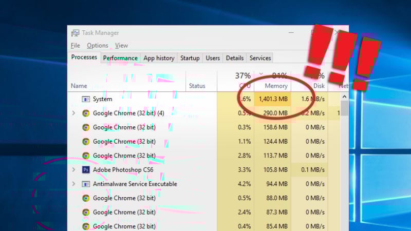Látta már, mennyi memóriát eszik az új Windows?