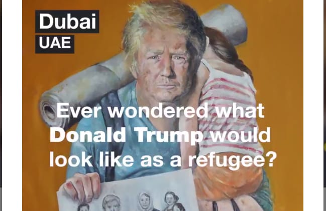 Gyermekét cipelő Trump, megfáradt Merkel, kolduló Putyin - furcsa vízióban álltak össze a világ vezetői
