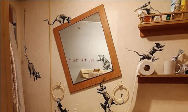 Banksy is home office-ban van, de a felesége nem igazán örül neki